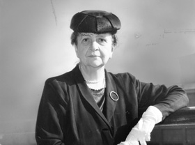 Frances Perkins, the first female Secretary of Labor and a witness of the fire